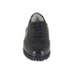 Zapato con cordones y plantilla extraible para mujeres en charol de color negro tacon 3 - Tallas disponibles:  33, 45