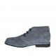 Polacchino stringato casual da uomo in nabuk grigio - Misure disponibili: 46, 47