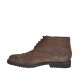 Zapato deportivo para hombre alto al tobillo con puntera en gamuza marron - Tallas disponibles:  46, 47