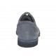 Zapato de sport para hombre con cordones en piel nubuk gris - Tallas disponibles:  37