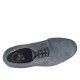 Scarpa stringata casual da uomo in nabuk grigio - Misure disponibili: 37