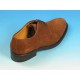 Men's laced sports shoe in brown suede - Available sizes:  39, 40, 41, 42, 43, 50, 52, 54