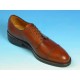 Chaussure élégante derby à lacets à bout droit en cuir brun - Pointures disponibles:  39, 40, 41, 43, 44, 52, 53, 54