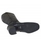 Botas para mujer con tachuelas y cremallera en piel negra tacon 7 - Tallas disponibles:  32, 42