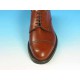 Chaussure élégante derby à lacets à bout droit en cuir brun - Pointures disponibles:  39, 40, 41, 43, 44, 52, 53, 54