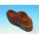 Zapato oxford con cordones y decoraciones Brogue en piel marron caoba - Tallas disponibles:  40, 41, 45, 52, 53, 54