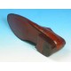 Zapato oxford con cordones y decoraciones Brogue en piel marron caoba - Tallas disponibles:  40, 41, 45, 52, 53, 54