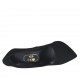 Escarpin à bout pointu pour femmes en daim noir avec plateforme et talon 11 - Pointures disponibles:  42