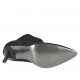 Botines para mujer con cremallera en gamuza negra tacon 10 - Tallas disponibles:  31