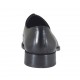 Chaussure derby à lacets pour hommes en cuir doux noir - Pointures disponibles:  36, 38, 47, 48, 49, 50