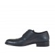 Chaussure élégant derby à lacets et bout droit pour hommes en cuir bleu - Pointures disponibles:  36, 37, 38, 46, 47, 48, 49, 50