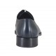 Chaussure élégant derby à lacets et bout droit pour hommes en cuir bleu - Pointures disponibles:  36, 37, 38, 46, 47, 48, 49, 50