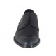 Chaussure élégant derby à lacets et bout droit pour hommes en cuir bleu - Pointures disponibles:  36, 37, 38, 46, 47, 48, 49, 50