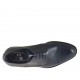 Chaussure élégant derby à lacets et bout droit pour hommes en cuir bleu - Pointures disponibles:  36, 37, 38, 46, 47, 48, 49, 50