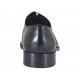 Elégant chaussure richelieu à bout droit pour hommes avec lacets en cuir noir - Pointures disponibles:  36, 37, 46, 47, 48, 49, 50