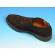 Men's derby laced shoe with Brogue decorations in brown suede - Available sizes:  39, 40