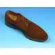 Zapato derby con cordones para hombre en gamuza marron - Tallas disponibles:  40, 44