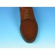 Men's derby lace-up shoe in brown suede - Available sizes:  40, 44