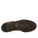 Chaussure derby elégant à lacets pour hommes en cuir marron à bout droit et arrondi - Pointures disponibles:  38, 47, 50