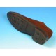 Men's derby lace-up shoe in brown suede - Available sizes:  40, 44