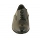 Chaussure richelieu à lacets pour hommes en cuir verni imprimé noir - Pointures disponibles:  36, 37, 46, 47, 48