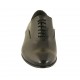 Scarpa oxford stringata a forma affusolata da uomo in pelle liscia nera - Misure disponibili: 36, 47, 50
