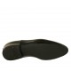 Scarpa oxford stringata a forma affusolata da uomo in pelle liscia nera - Misure disponibili: 36, 47, 50