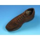 Zapato deportivo con cordones para hombre en gamuza marron - Tallas disponibles:  36, 39, 40