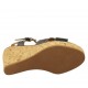 Sandalo da donna in vernice blu con cinturino, plateau e zeppa 9 - Misure disponibili: 33, 34, 42, 43, 44