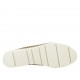 Ballerina da donna in pelle forata taupe zeppa 3 - Misure disponibili: 32