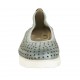Ballerina da donna in pelle forata avio zeppa 3 - Misure disponibili: 32