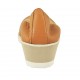 Escarpin pour femmes en cuir brun talon compensé 4 - Pointures disponibles:  42