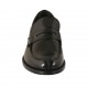 Mocassino elegante e classico da uomo in pelle nera - Misure disponibili: 36, 37, 38, 46, 48