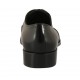 Chaussure richelieu élégant avec bout droit pour hommes en cuir noir - Pointures disponibles:  37, 47, 48, 50