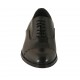 Scarpa oxford stringata con puntale in punta da uomo in pelle nera - Misure disponibili: 37, 47, 48, 50