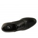Zapato oxford con cordones y puntera para hombre en piel negra - Tallas disponibles:  37, 47, 48, 50