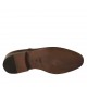 Chaussure richelieu élégant avec bout droit pour hommes en cuir marron - Pointures disponibles:  37, 49, 50