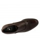 Zapato oxford con cordones y puntera para hombre en piel marron - Tallas disponibles:  37, 49, 50