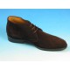 Chaussure à la cheville à lacets pour hommes en daim marron foncé - Pointures disponibles:  40, 44