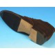 Zapato con cordones alto al tobillo para hombre en gamuza marron oscuro - Tallas disponibles:  40, 44