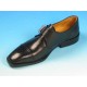 Scarpa elegante con fibbia e puntale floreale da uomo in pelle nera - Misure disponibili: 45, 50, 52, 53, 54
