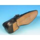 Scarpa elegante con fibbia e puntale floreale da uomo in pelle nera - Misure disponibili: 45, 50, 52, 53, 54