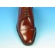 Scarpa stringata derby da uomo con puntale in pelle colore marrone - Misure disponibili: 43, 44, 45, 50, 51, 52, 53, 54
