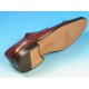Scarpa stringata derby da uomo con puntale in pelle colore marrone - Misure disponibili: 43, 44, 45, 50, 51, 52, 53, 54