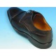Scarpa derby stringata da uomo con puntale in pelle nera - Misure disponibili: 51, 52, 53