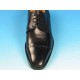 Scarpa derby stringata da uomo con puntale in pelle nera - Misure disponibili: 51, 52, 53