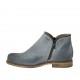 Stivaletto da donna con cerniere in pelle forata avio tacco 2 - Misure disponibili: 33, 43
