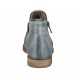 Stivaletto da donna con cerniere in pelle forata avio tacco 2 - Misure disponibili: 33, 43