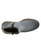 Stivaletto da donna con cerniere in pelle forata avio tacco 2 - Misure disponibili: 33, 43