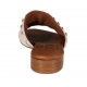 Sabot aperto da donna in pelle rosa con borchie tacco 2 - Misure disponibili: 32, 42, 43